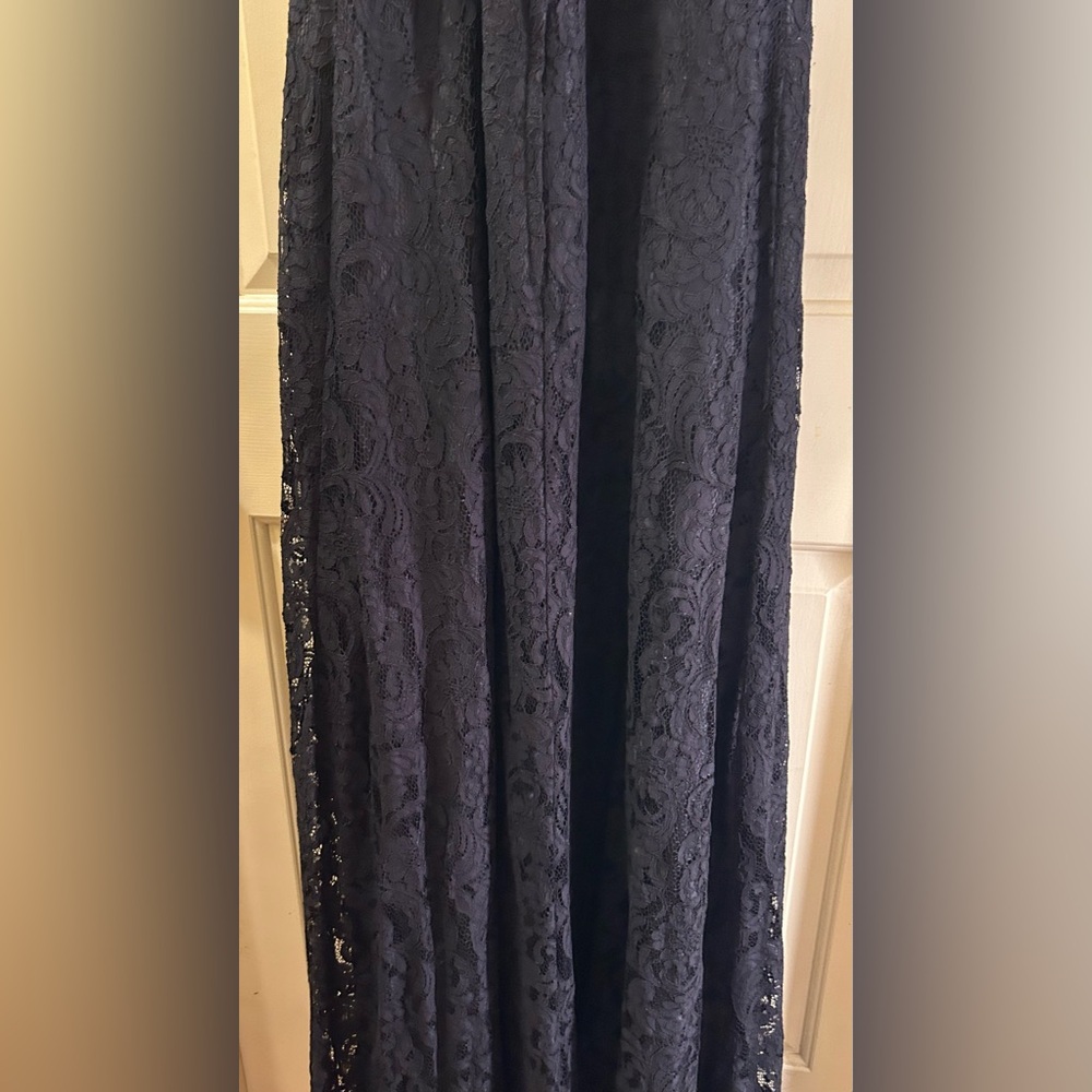 Christina Wu Celebration Elegant Black Lace Evening Dress - Picture 6 of 9